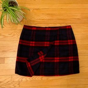 Plaid Mini Skirt